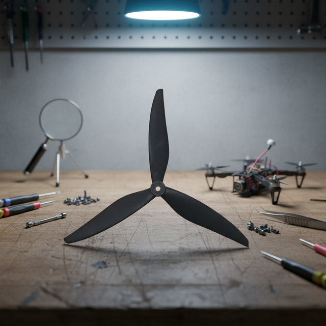 LEKDRO High Quality Carbon Fiber Nylon 3-blade Propeller 1050 for 10-inch FPV RC Drone Accessories 16g 5mm Inner Diameter Made