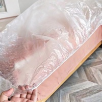 Bâche de protection en plastique pour peinture, anti-poussière, imperméable, en PE, pour meubles et sols pendant la rénovation