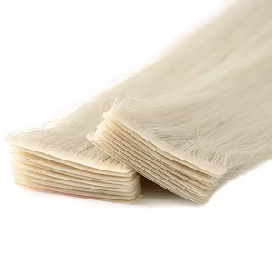 613 ผมต่อแบบเทปสีบลอนด์ชนิดมองไม่เห็น เส้นผมแท้เรมี่ ตรง เรียบ บาง ติดง่าย ไม่หลุดร่วง เหมาะสำหรับจัดแต่งทรงผมในร้านเสริมสวย - Product Image 2