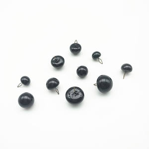 <span class=keywords><strong>Ojos</strong></span> de Cristal Negro de 3mm a 40mm con Anilla para Manualidades, Peluches, Mini Osos y <span class=keywords><strong>Amigurumi</strong></span> - Product Image 2
