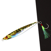 TOPLURE 30g 40g, 60g, 80g, 100g leurres de pêche en métal plomb jigging leurres longue coulée japon Style appâts de pêche en métal