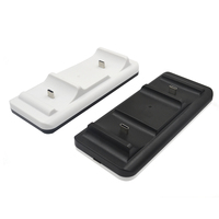 Mini station de charge filaire en plastique pour manette sans fil P5, double station de charge avec indicateur lumineux LED