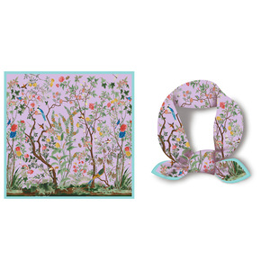 Sciarpe quadrate di seta di Design personalizzato con stampa di alta qualità da <span class=keywords><strong>donna</strong></span> con prezzo di fabbrica sciarpa di raso di lusso da <span class=keywords><strong>donna</strong></span> - Product Image 4