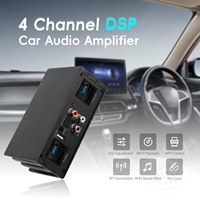 Podofo Android DSP Amplificateur Voiture Stéréo Audio DSP 4 Canaux Amplificateur de Son Mobile APP Contrôle Musique USB Lecture