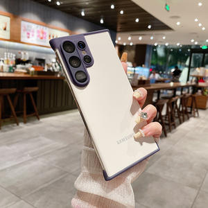 True Borderlessโทรศัพ<span class=keywords><strong>ท</strong></span>์<span class=keywords><strong>มือ</strong></span><span class=keywords><strong>ถือ</strong></span>สําหรับSamsung S24 Ultra S23 PlusเปลือยTpu Feelแผ่นมุมสี่มุมAnti-Fallนุ่ม - Product Image 3