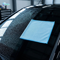 Serviette de séchage microfibre pour voiture, épaisse, personnalisée, effet écaille de poisson, 350 GSM, certifiée ISO9001