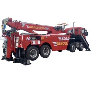 Dépanneuse robuste de 30 tonnes Highway Patrol-Shacman 8x4 avec grue et barre lumineuse - Product Image 1