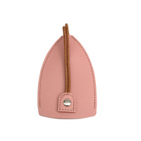 Porte-clés créatif en cuir avec cordon de serrage, style pochette extractible, personnalisable avec logo, pour femmes