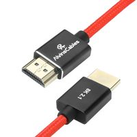 Cables Alvin en ángulo recto Micro USB a Micro USB 8K 60Hz/4K 120Hz trenzados en espiral para cámara y monitor Serie A7