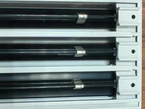 Hiện Đại Hợp kim nhôm không khí Vent Bìa 3 khe cắm Victorian tuyến tính khuếch tán không khí cho phòng khách ngoài trời hội thảo ứng dụng - Product Image 2