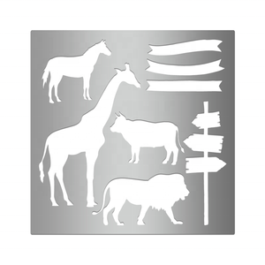 Tùy chỉnh hoa động vật mô hình khác nhau thép không gỉ kim loại vẽ sơn stencils cho Diy scrapbooking mẫu thủ công mỹ nghệ - Product Image 5