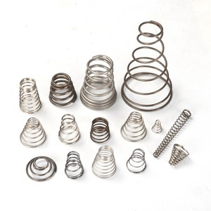 Thép không gỉ nén mùa xuân pin 1mm 5mm x0.6mm x30mm ARC Đèn pin đồng hồ cát xoắn ốc lò xo nén với nắp kết thúc - Product Image 5