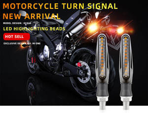 ไฟเลี้ยวรถจักรยานยนต์ YD LED สีเหลืองกระพริบ IP67 กันน้ำ เกลียว M10 สำหรับจักรยาน ATV - Product Image 6