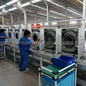 Ligne de montage de lave-linge semi-automatique avec convoyeur - <span class=keywords><strong>Soudure</strong></span> de la cuve à la fin de la production 220V/380V Marque SanHok - Product Image 2