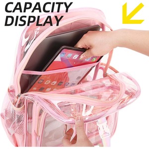 <span class=keywords><strong>Zaino</strong></span> Scolastico Trasparente in PVC con Multi Tasche <span class=keywords><strong>per</strong></span> <span class=keywords><strong>Scuola</strong></span> <span class=keywords><strong>Media</strong></span>, Fornitore all'Ingrosso - Product Image 4
