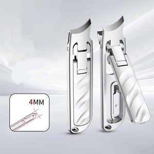 Sıcak satış çok fonksiyonlu katlanabilir Ultra ince taşınabilir tırnak makası ile sıçrama geçirmez tasarım - Product Image 1