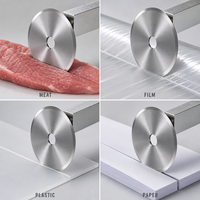 Lames industrielles en acier inoxydable, lame circulaire de 200 mm, couteau multi-usages pour la viande, le caoutchouc, le film, couteaux industriels OEM