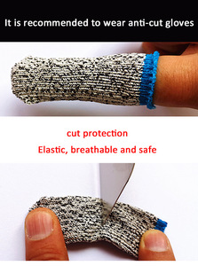 Snijbestendig metaal+silicone duimmes voor fruit- en groenteoogst, tuinieren, snoeien, anti-snijbescherming, maten M/L - Product Image 6