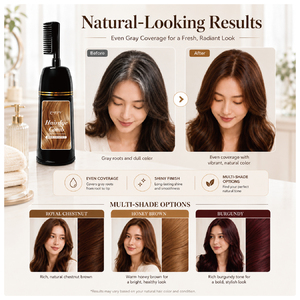 แชมพูย้อมผมสีน้ำตาลประกายทองมะกอก เจดเบอร์กันดี <span class=keywords><strong>แบบ</strong></span>ถาวร พร้อมหวีสำหรับทา 3 in 1 ปิดผมขาว ขายส่ง รับผลิตตามสั่ง - Product Image 5