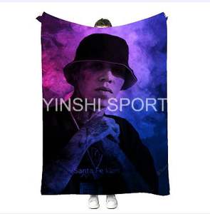 2023 plus récent Super doux chaud <span class=keywords><strong>Santa</strong></span> <span class=keywords><strong>Fe</strong></span> Klan humeur personnage flanelle polaire couverture adulte et enfants - Product Image 6