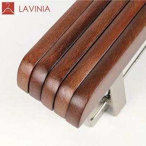 خمر الزان شماعة بنطال رف شماعات السراويل الخشبية - Product Image 4