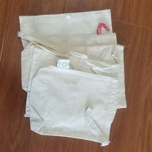 Organic <b>Linen</b> Drawstring Cloth <b>Bags</b> for Crafts and Toys for Gift Use Screen Printing Surface Handling - Product Image 5