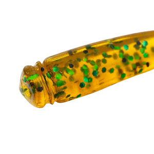 Esca Galleggiante FUN, Esca Artificiale Morbida, Coda Corta in Acciaio Inox, Bocca Inclinata, Verde Cavallo, 10 Pezzi - Product Image 5