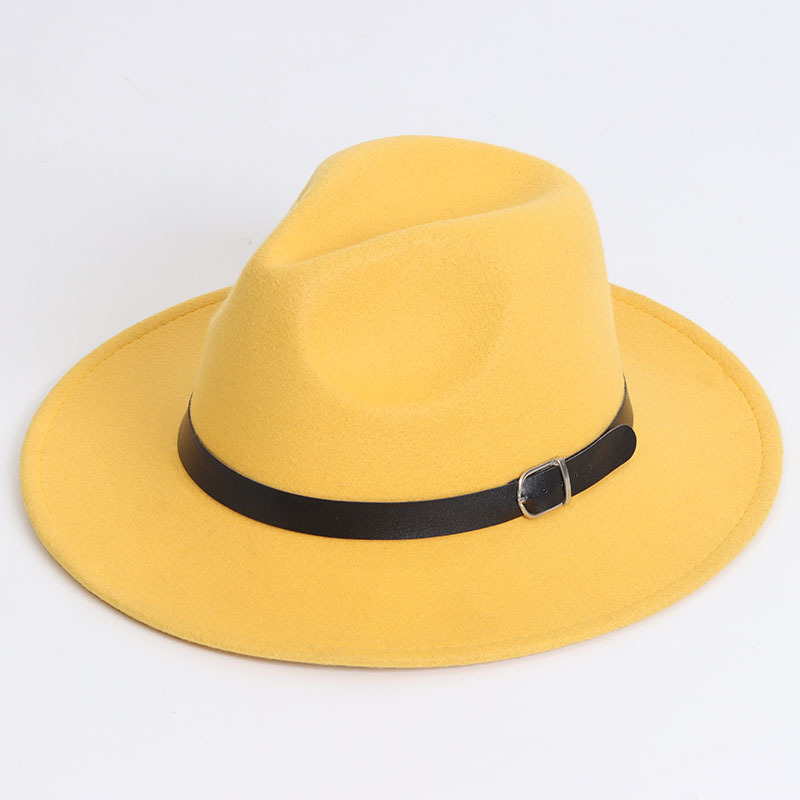 Cinturón plano amarillo