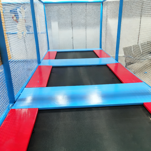 Filet de protection pour trampoline à ressorts pour enfants, respectueux de l'environnement, résistant aux intempéries, sûr, en matériau PP souple, pour le divertissement familial - Product Image 6