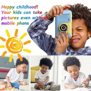 Appareil photo numérique pour enfants BTJ, capteur MOS, écran 2,4 pouces, grand angle 180°, photographie en un clic, MicroSD, pas cher, cadeau d'anniversaire 2026 pour garçons - Product Image 2