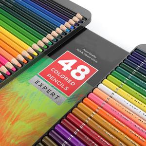 Crayons de couleur Bview Art de haute qualité, série Soft, avec des couleurs vibrantes, pour adultes, ensemble de crayons de couleur pour adultes, pour la coloration. - Product Image 5