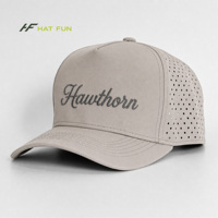 Casquette de baseball personnalisée pour homme, 5 ou 6 panneaux, en nylon, avec logo brodé, perforations laser, visière incurvée, pour le sport et le golf