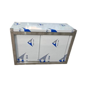 Mesa de puerta corredera de acero inoxidable al por mayor de VICTORY, equipo de cocina para otros hoteles y restaurantes con armario de almacenamiento - Product Image 4