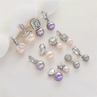 Nouveau pendentif NFC puce RFID intégrée 13.56MHz contrôle d'accès NFC cadeaux élégant collier de perles d'imitation