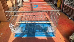 Limited-time Discount See What You Get Galvanized Bird Breeding Cage with <b>Plastic</b> Tray and Complete Set of Accessories - Product Image 2