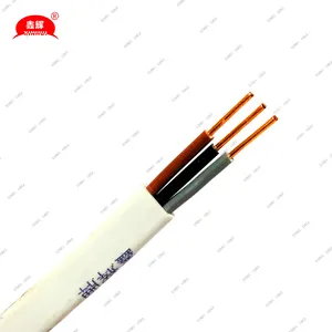 CE BVVB热卖25毫米102 122 awg 300V 500V聚氯乙烯绝缘护套3芯电缆线