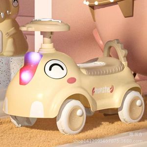 Childrens Balance Bike 12 In No Pedal Musical Lights For 1-3 Years Old Kids <b>Walker</b> Twist Bike With Hard <b>Frame</b> - Product Image 1