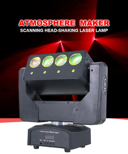 Dmx Disco Stage <span class=keywords><strong>Led</strong></span> 4 Beam 4 Laser Moving Light Prix de gros 10W 90 RGB 10W <span class=keywords><strong>LED</strong></span> 4in1*4PCS Halow Ball 90 <span class=keywords><strong>Cm</strong></span> Beam 290 4.2 170 - Product Image 5