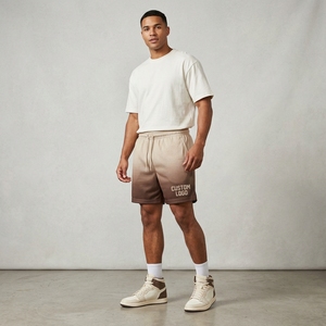 Pantalones Cortos de Baloncesto para Hombre, Cintura Alta, Hasta la Rodilla, Transpirables, con Cordón Ajustable, Secado Rápido, Malla Deportiva, Franja Lateral, Estilo Vintage, 100% Poliéster - Product Image 4