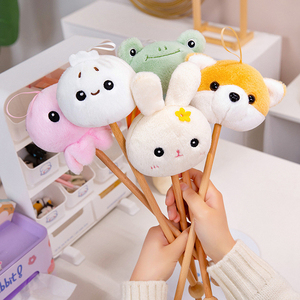 Vente directe usine – Jouets de <span class=keywords><strong>massage</strong></span> en peluche aubergine de dessin animé avec technique de broderie, idéaux pour les cadeaux de vacances - Product Image 3
