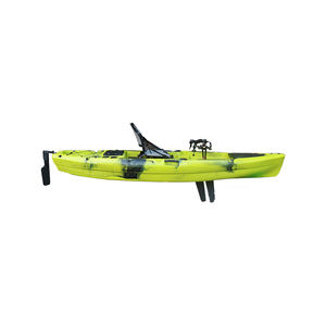Kayak de mer à pédales pour une personne de 11 pieds pour la pêche, coque <span class=keywords><strong>en</strong></span> HDPE avec aileron pour les rivières - Product Image 5