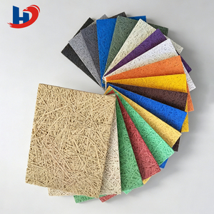 HJ Wholesale, fabricant <span class=keywords><strong>de</strong></span> panneaux acoustiques en <span class=keywords><strong>laine</strong></span> <span class=keywords><strong>de</strong></span> <span class=keywords><strong>bois</strong></span> ignifugés, vente en <span class=keywords><strong>gros</strong></span>, panneaux insonorisants en ciment <span class=keywords><strong>de</strong></span> 1200x600mm pour la fourniture <span class=keywords><strong>de</strong></span> projets - Product Image 1