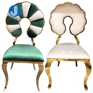 En forma <span class=keywords><strong>de</strong></span> flor colorido <span class=keywords><strong>hotel</strong></span> Recepción <span class=keywords><strong>de</strong></span> boda comedor <span class=keywords><strong>de</strong></span> lujo <span class=keywords><strong>de</strong></span> <span class=keywords><strong>la</strong></span> silla <span class=keywords><strong>de</strong></span> terciopelo <span class=keywords><strong>de</strong></span> oro silla - Product Image 4