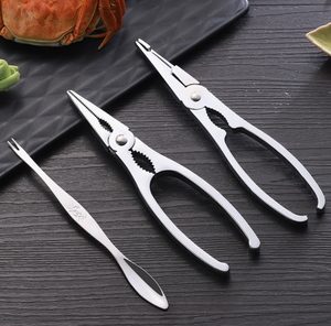 แคลมป์หนีบปูโลหะผสมสังกะสี DFT0315,แคลมป์หนีบอาหารทะเลสแตนเลส304คีมแกะปู - Product Image 1