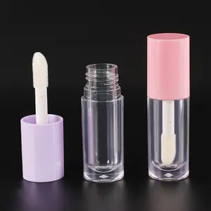 Conteneurs de brillant à lèvres de 5ml 8ml avec logo personnalisé Emballage de tube de glaçure à lèvres Tubes de brillant à lèvres avec applicateur