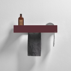 Antonio Lupi LMCombi moderna ripiano in plastica con ripiano in acciaio inox con asciugamano e porta carta igienica per uso domestico o alberghiero - Product Image 1