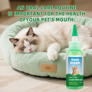 Pasta Dental para Gatos Cross-border, Gel Limpiador para un <span class=keywords><strong>Aliento</strong></span> Fresco y Eliminación <span class=keywords><strong>de</strong></span> Placa y Sarro - Product Image 4