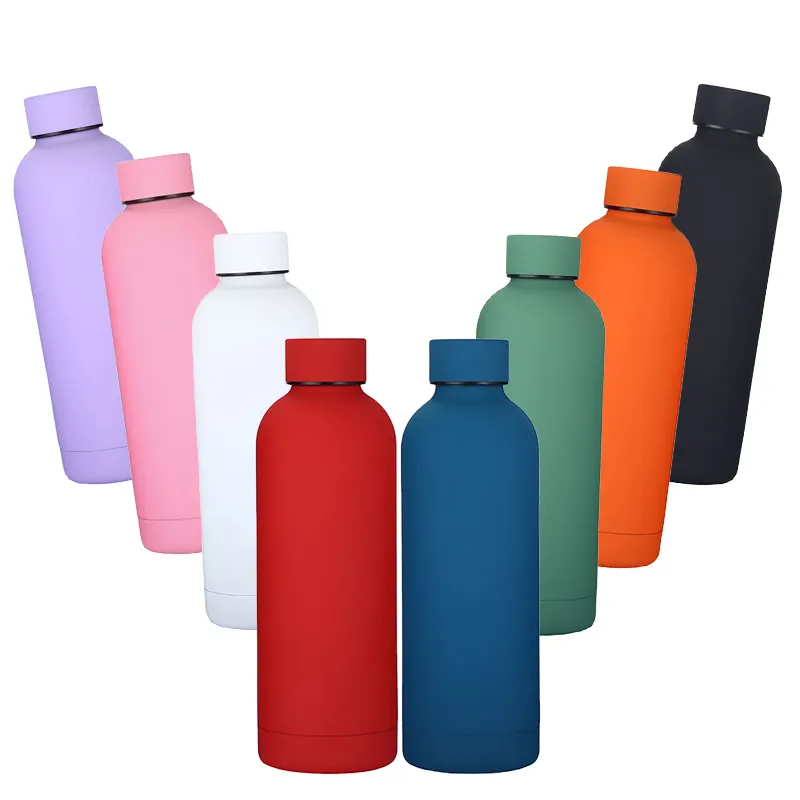 Best Seller Travel Promotional Eco Friendly 500ml Stainless Steel Double Wall Insulated custom logo Vacuum Water Bottles