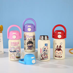 แก้วน้ำสแตนเลส Bulala Labubu 316 เก็บอุณหภูมิสุญญากาศ พร้อมหูจับ สำหรับนักเรียน ของขวัญต้อนรับเปิดเทอม - Product Image 6