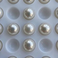 Perles d'eau douce naturelles blanches rondes parfaites de qualité 4A, 4-4,5 mm, en vrac, non percées, pour la fabrication de bijoux DIY